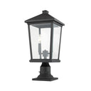 Z Lite Beacon 2 Light 21" Outdoor Pier Mounted Fixture 3