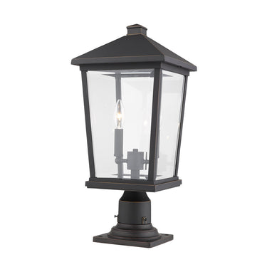 Z Lite Beacon 2 Light 21" Outdoor Pier Mounted Fixture 7