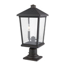 Z Lite Beacon 2 Light 21" Outdoor Pier Mounted Fixture 8