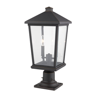Z Lite Beacon 2 Light 21" Outdoor Pier Mounted Fixture 8