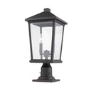 Z Lite Beacon 2 Light 21" Outdoor Pier Mounted Fixture 9