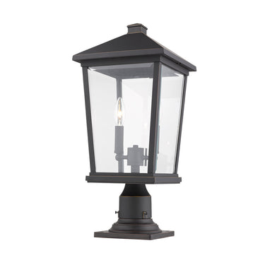 Z Lite Beacon 2 Light 21" Outdoor Pier Mounted Fixture 9