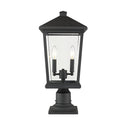 Z Lite Beacon 2 Light 21" Outdoor Pier Mounted Fixture 
