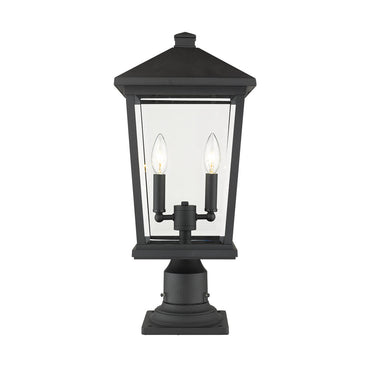 Z Lite Beacon 2 Light 21" Outdoor Pier Mounted Fixture 