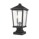 Z Lite Beacon 2 Light 22" Outdoor Pier Mounted Fixture 1