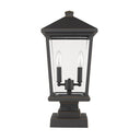 Z Lite Beacon 2 Light 22" Outdoor Pier Mounted Fixture 10