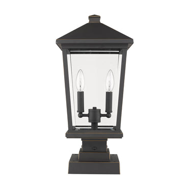 Z Lite Beacon 2 Light 22" Outdoor Pier Mounted Fixture 10