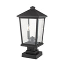 Z Lite Beacon 2 Light 22" Outdoor Pier Mounted Fixture 3