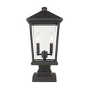 Z Lite Beacon 2 Light 22" Outdoor Pier Mounted Fixture 6