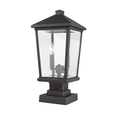Z Lite Beacon 2 Light 22" Outdoor Pier Mounted Fixture 7