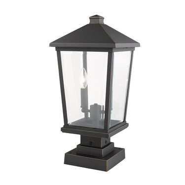 Z Lite Beacon 2 Light 22" Outdoor Pier Mounted Fixture 9