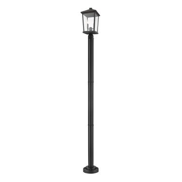 Z Lite Beacon 2 Light 83" Outdoor Post Mounted Fixture 