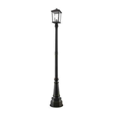 Z Lite Beacon 2 Light 91" Outdoor Post Mounted Fixture 1