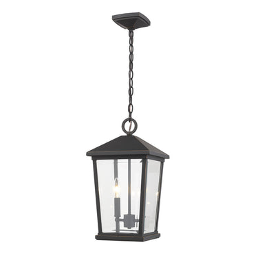 Z Lite Beacon 2 Light Outdoor Chain Mount Ceiling Fixture 6