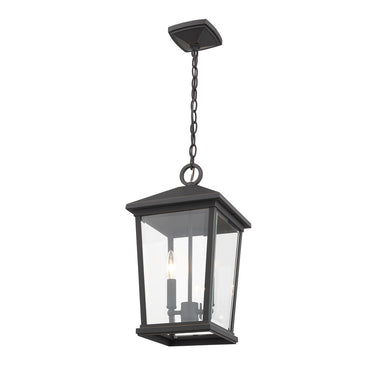 Z Lite Beacon 2 Light Outdoor Chain Mount Ceiling Fixture 7