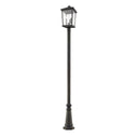 Z Lite Beacon 3 Light 105" Outdoor Post Mounted Fixture 2