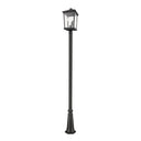 Z Lite Beacon 3 Light 105" Outdoor Post Mounted Fixture 
