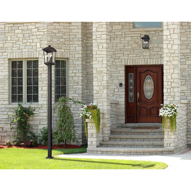 Z Lite Beacon 3 Light 107" Outdoor Post Mounted Fixture 3