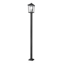 Z Lite Beacon 3 Light 107" Outdoor Post Mounted Fixture 