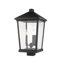 Z Lite Beacon 3 Light 22" Outdoor Post Mount Fixture 1