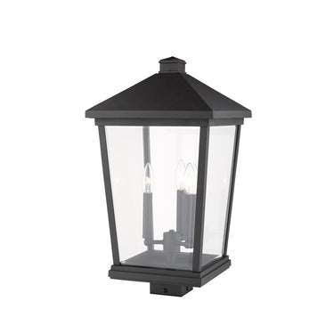 Z Lite Beacon 3 Light 22" Outdoor Post Mount Fixture 2