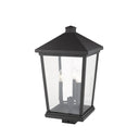 Z Lite Beacon 3 Light 22" Outdoor Post Mount Fixture 3