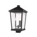 Z Lite Beacon 3 Light 22" Outdoor Post Mount Fixture 