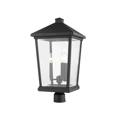 Z Lite Beacon 3 Light 23" Outdoor Post Mount Fixture 1