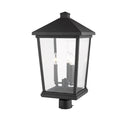 Z Lite Beacon 3 Light 23" Outdoor Post Mount Fixture 2