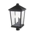 Z Lite Beacon 3 Light 23" Outdoor Post Mount Fixture 3