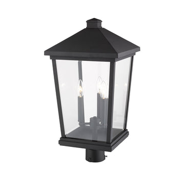 Z Lite Beacon 3 Light 23" Outdoor Post Mount Fixture 3