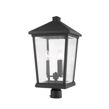 Z Lite Beacon 3 Light 23" Outdoor Post Mount Fixture 6