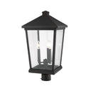 Z Lite Beacon 3 Light 23" Outdoor Post Mount Fixture 7