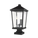 Z Lite Beacon 3 Light 24" Outdoor Pier Mounted Fixture 2