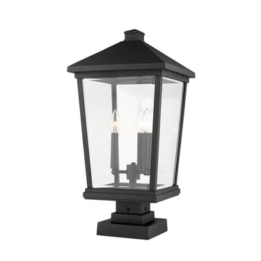 Z Lite Beacon 3 Light 24" Outdoor Pier Mounted Fixture 2