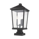 Z Lite Beacon 3 Light 24" Outdoor Pier Mounted Fixture 3
