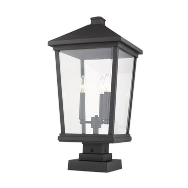 Z Lite Beacon 3 Light 24" Outdoor Pier Mounted Fixture 3