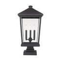 Z Lite Beacon 3 Light 24" Outdoor Pier Mounted Fixture 4
