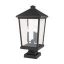 Z Lite Beacon 3 Light 24" Outdoor Pier Mounted Fixture 7