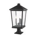 Z Lite Beacon 3 Light 25" Outdoor Pier Mounted Fixture 2