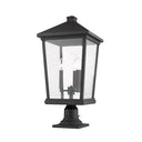 Z Lite Beacon 3 Light 25" Outdoor Pier Mounted Fixture 3