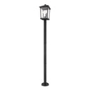 Z Lite Beacon 3 Light 85" Outdoor Post Mounted Fixture 