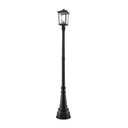 Z Lite Beacon 3 Light 93" Outdoor Post Mounted Fixture 1