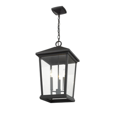 Z Lite Beacon 3 Light Outdoor Chain Mount Ceiling Fixture 1