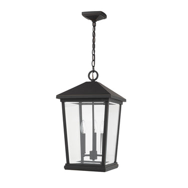 Z Lite Beacon 3 Light Outdoor Chain Mount Ceiling Fixture 10