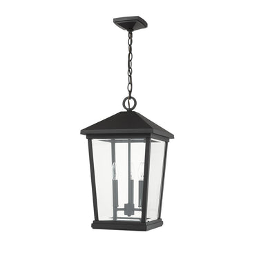 Z Lite Beacon 3 Light Outdoor Chain Mount Ceiling Fixture 4