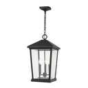Z Lite Beacon 3 Light Outdoor Chain Mount Ceiling Fixture 6
