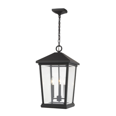 Z Lite Beacon 3 Light Outdoor Chain Mount Ceiling Fixture 6