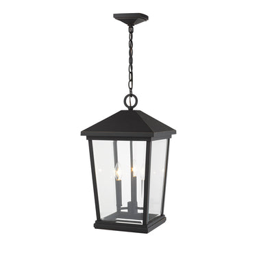 Z Lite Beacon 3 Light Outdoor Chain Mount Ceiling Fixture 8