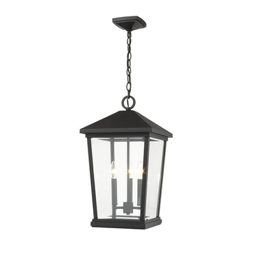 Z Lite Beacon 3 Light Outdoor Chain Mount Ceiling Fixture 